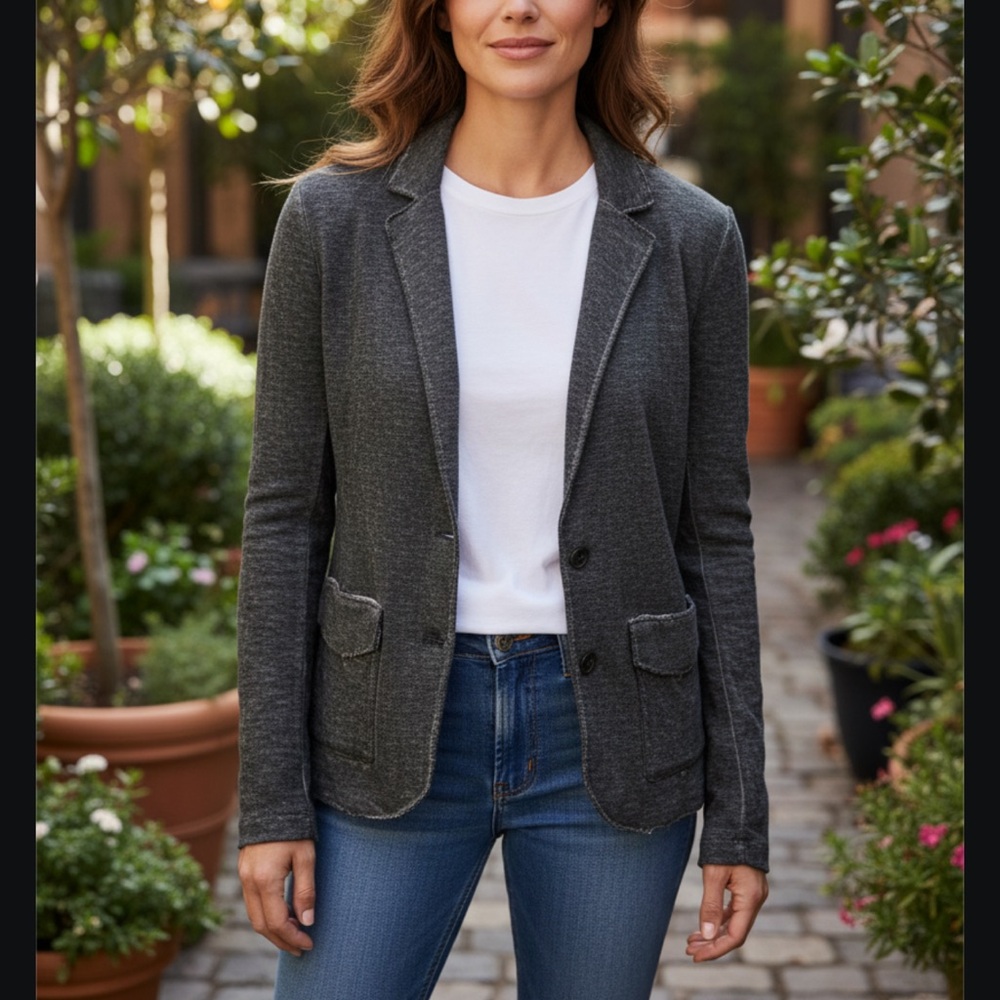 Majestic Filatures Cotton & Cashmere Blazer XS